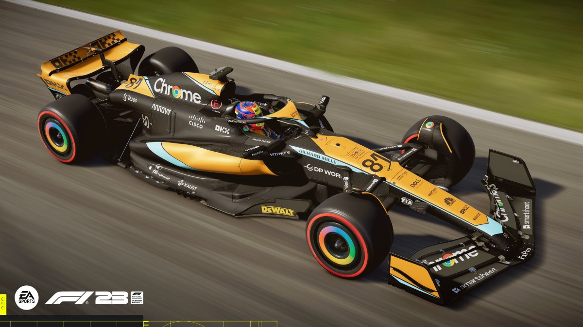 F1 23 McLaren car.